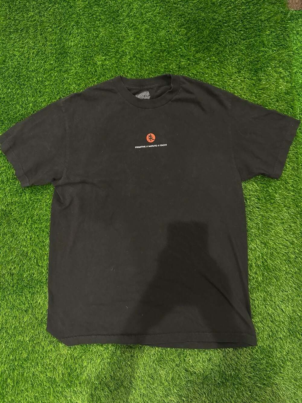 Primitive x Naruto Shippuden Itachi Uchiha Graphic Black T-Shirt